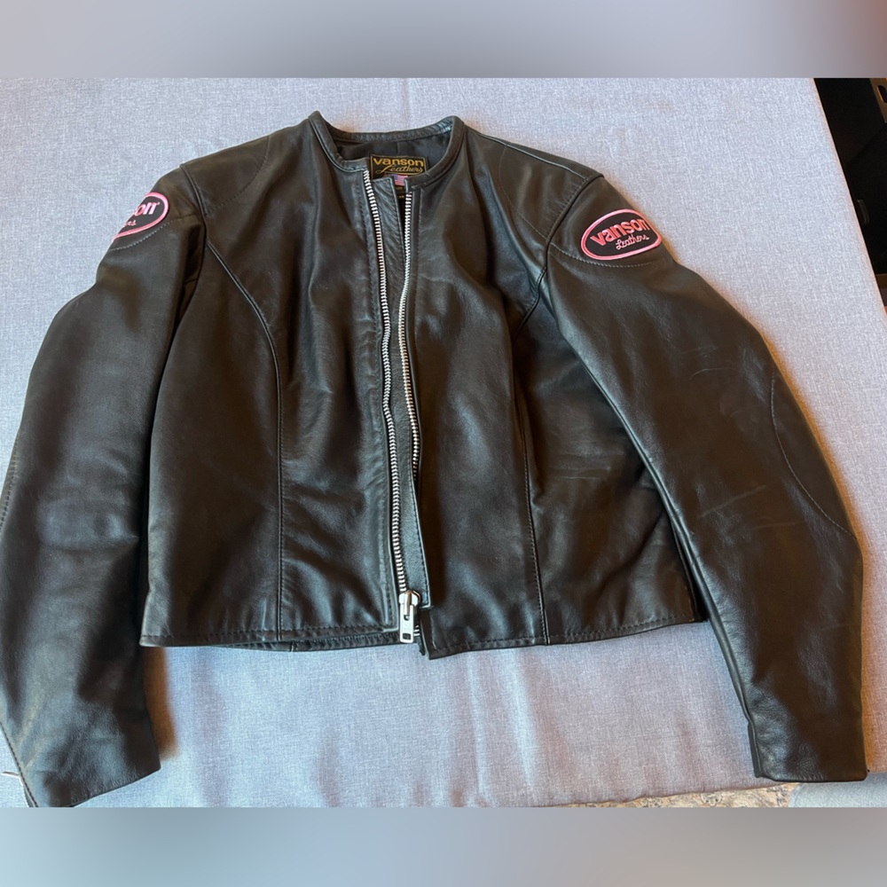 Women’s Vanson Leather Motorcycle Jacket
